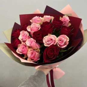 Букет "Вечность" из 17 роз кения (40 см) в Протвино