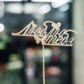 Топпер Люблю тебя в Протвино