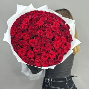 Букет 101 красная роза (60 см) в Протвино