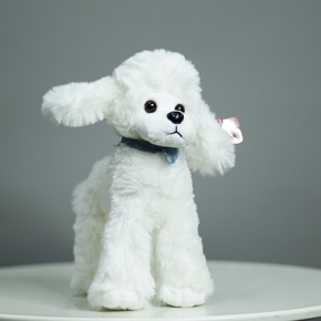 Плюшевый пудель белый (25 см) в Протвино