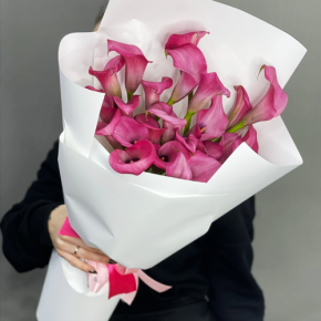 Монобукет из 21 каллы в Протвино