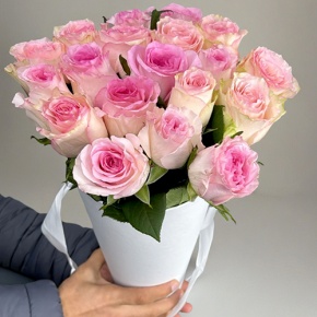 Букет из 21 розы Кения в конусе в Протвино