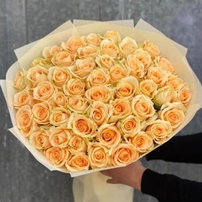 Букет из 51 розы Аваланж (60 см) в Протвино