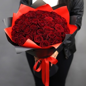 Букет из 51 красной розы (50 см) в Протвино