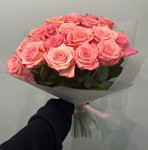 Букет из 21 розовой розы (50 см) в Протвино