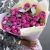 Букет "Малиновый бисквит" из кустовых и пионовидных роз и эвкалипта в Протвино