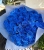 Букет из 51 синей розы Эквадор (60 см) в Протвино
