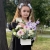 Композиция с георгинами на 1 сентября в белом ящике в Протвино Композиция с георгинами на 1 сентября в белом ящике в Протвино