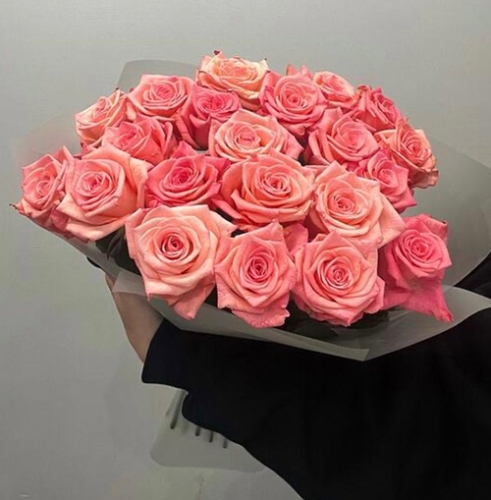 Букет из 21 розовой розы (50 см) в Протвино