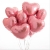 Сердце розовое фольгированный шар с гелием (45 см) в Протвино
