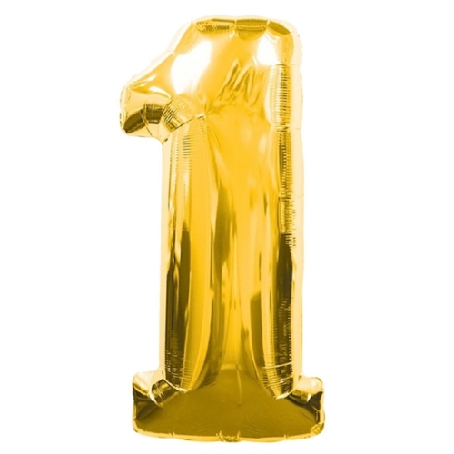 Шар гелиевый цифра 1 (40х102 см) в Протвино
