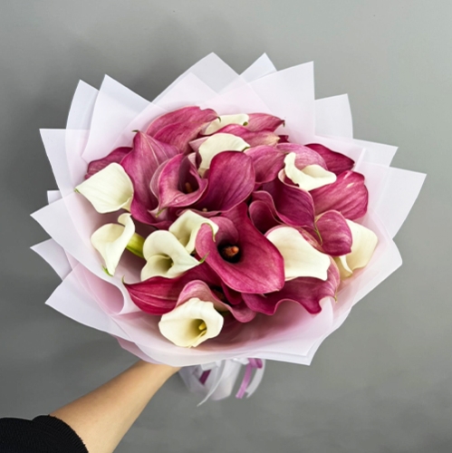 Букет из 25 нежных калл в Протвино