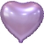 Сердце сиреневое фольгированный шар с гелием (45 см) в Протвино