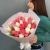 Букет из 25 кораллово-белых тюльпанов в Протвино