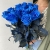 15 синих LUX роз Эквадор (70 см) в Протвино