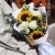 Букет "Солнечный цветочек" из подсолнуха, гиперикума, хризантем и орнитагалума в Протвино